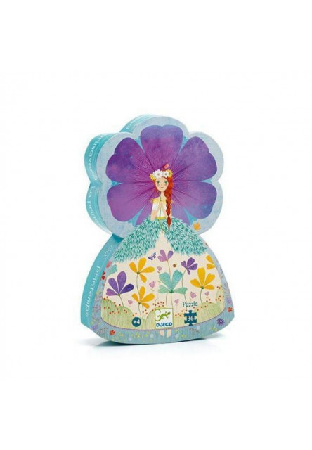 Puzzle v tvarovanej škatuli: Jarná princezná