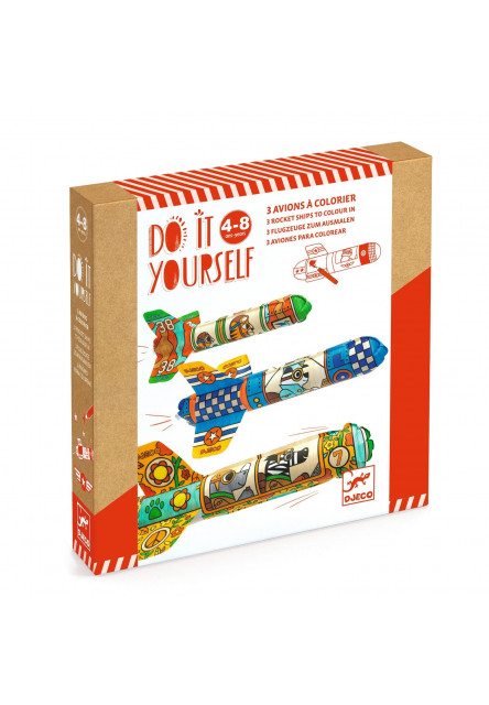 DIY-Vytvor si sám: 3 nafukovacie rakety na vyfarbenie DJECO